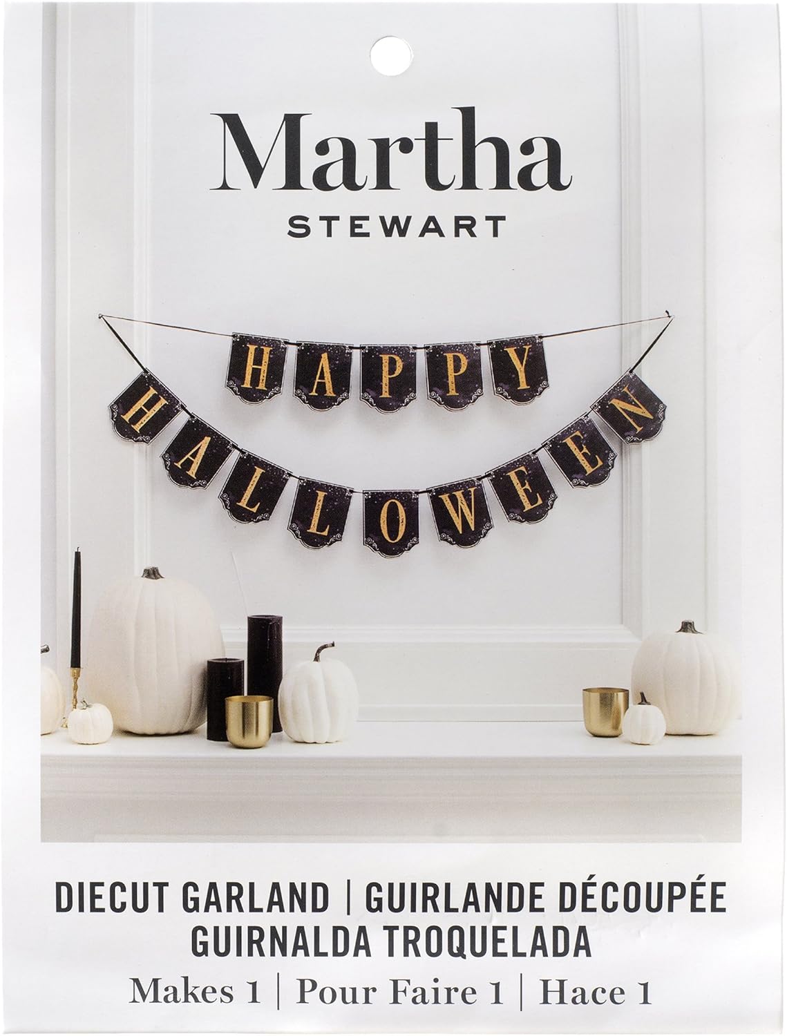 Martha Stewart Cardstock Happy Halloween Bunting