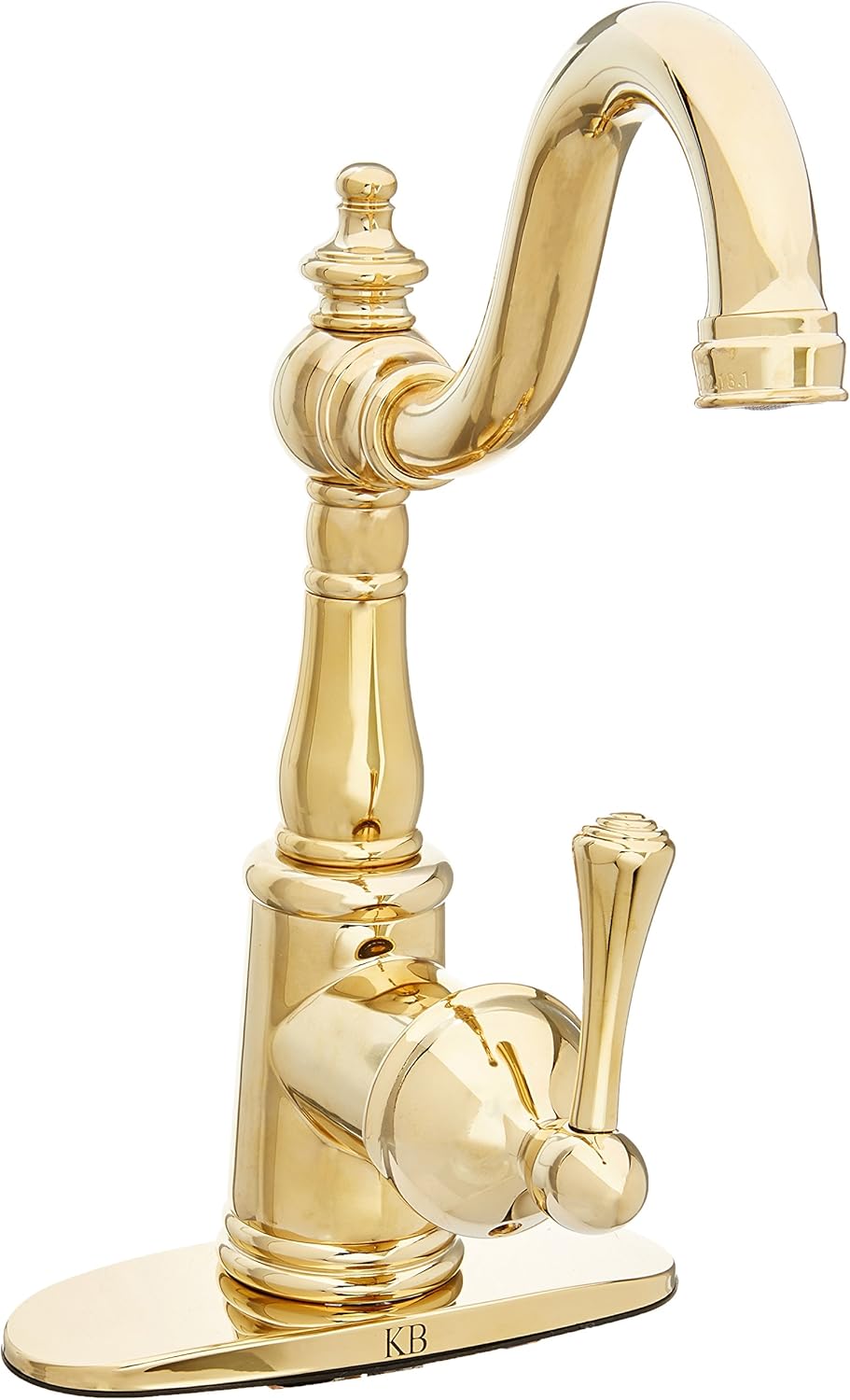 Kingston Brass KS7495BL English Vintage Bar Faucet with Cover Plate, Oil Rubbed Bronze - Touch On Kitchen Sink Faucets - 