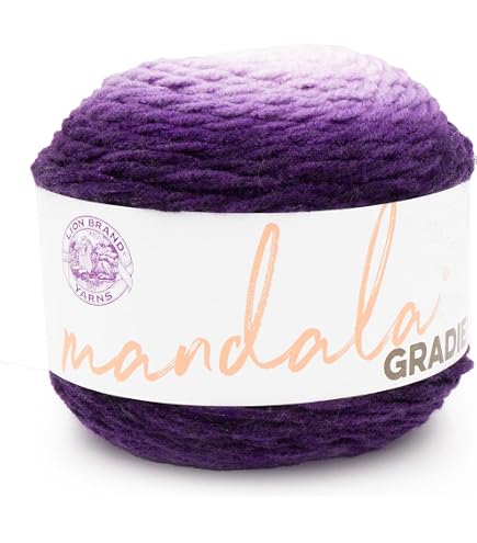 Harmony Light Gradient Yarn - Cotton Acrylic Glitter Blend, Sport Weight, 2x260g Skeins (2188 Yds Total), For Crochet & Knitting - View #8