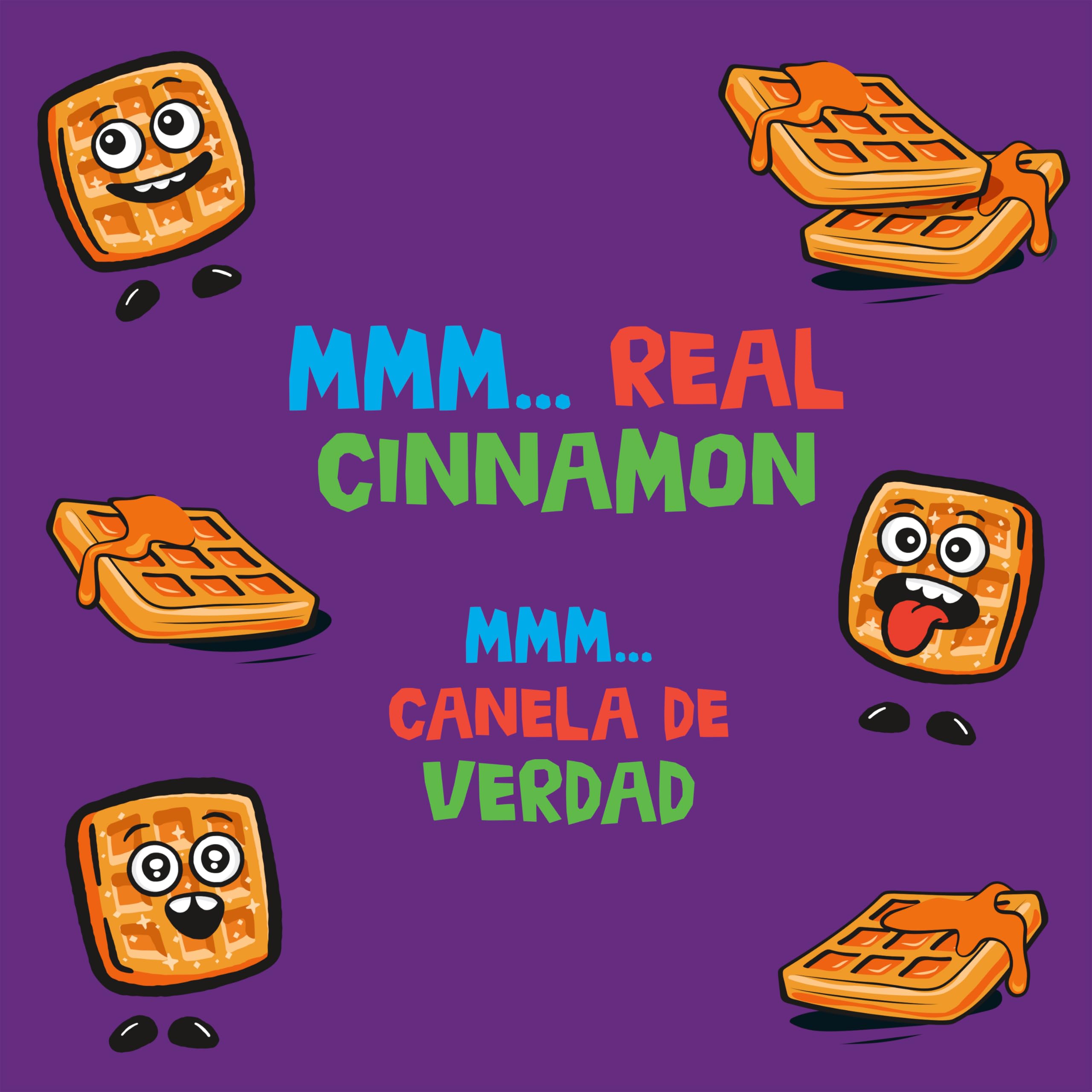 Cinnamon Toast Crunch Waffle Breakfast Cereal, Crispy Cinnamon Cereal, 11.6 oz