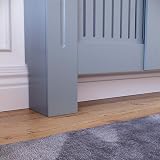 Vida Designs Chelsea Radiator Cover Grey - Adjustable - MDF Cabinet view 6