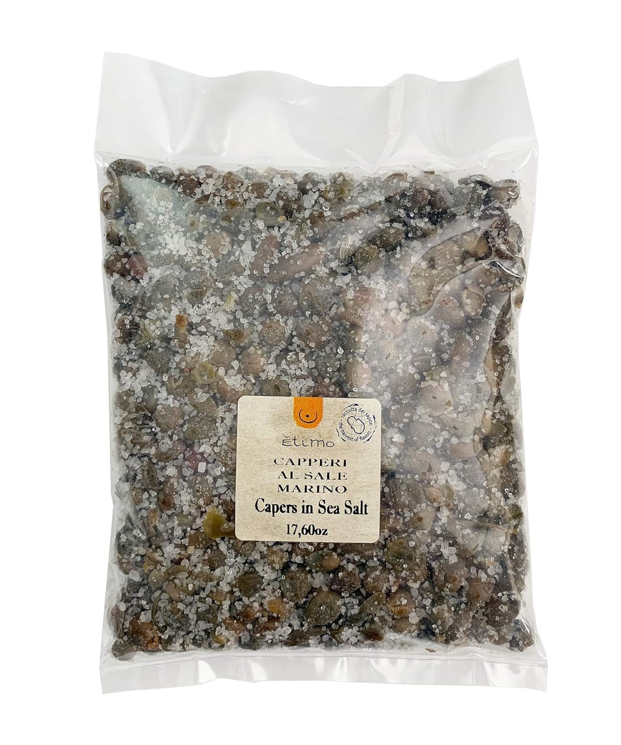 Etimo Pantelleria Capers in Sea Salt (17.6 Ounce) Grocery & Gourmet Food