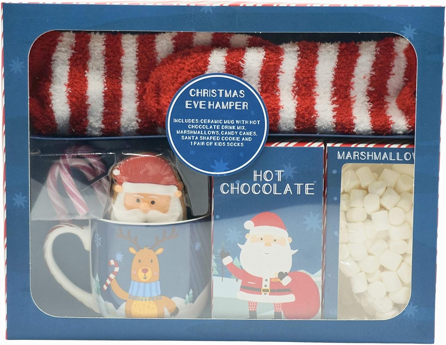 Personalised christmas eve box Christmas Eve Box - Christmas Eve Box Fillers for Kids and Adults - Hot Chocolate Gift Set with