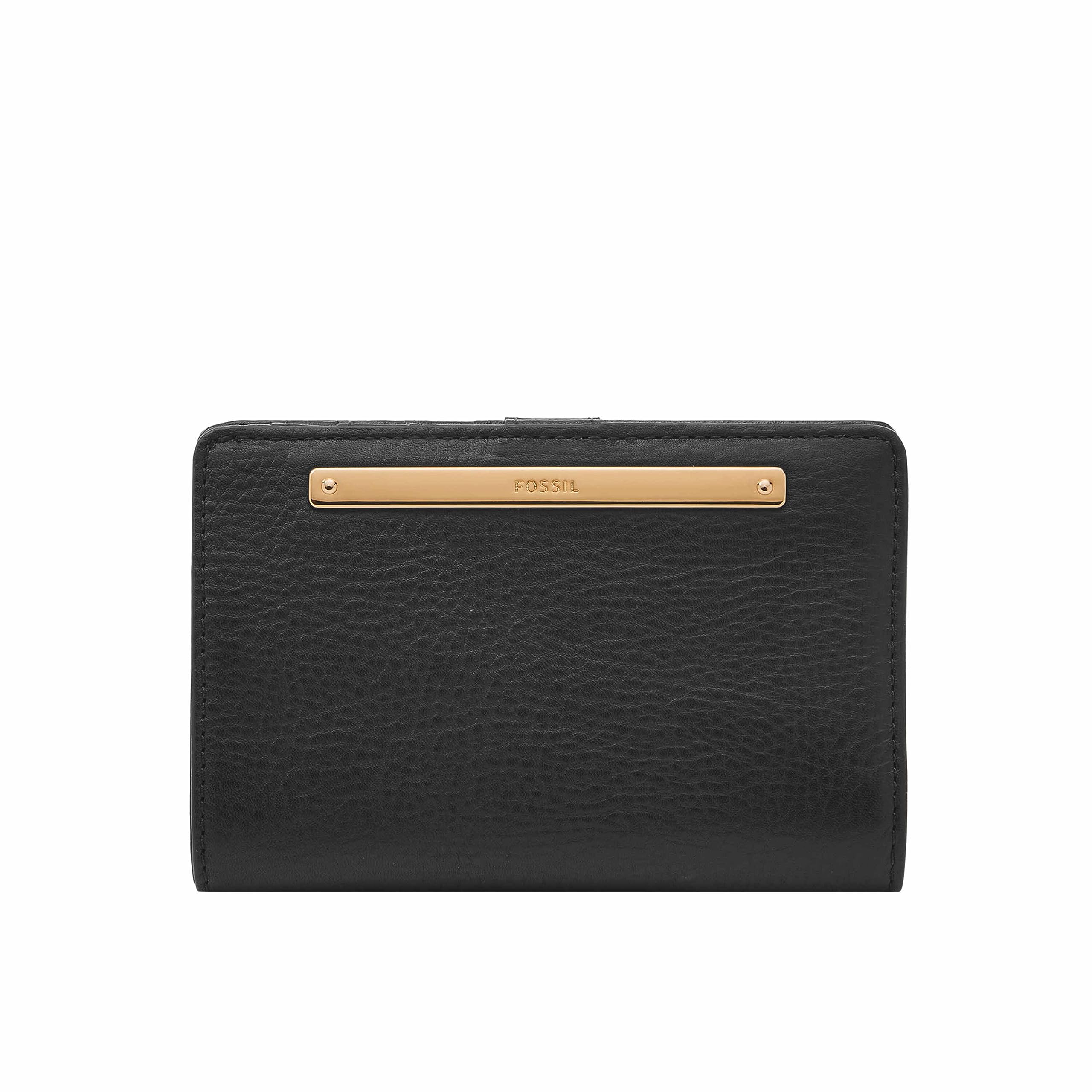 Fossil Women’s Liza Leather Wallet Multifunction, Black (Model: SL7986G001)