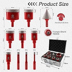 Diamond Core Drill Bits Set - FOCSTOL 10pcs
