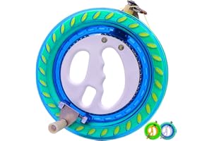 WEICAFLY Kite Reel with Brake Function, 8.3 to 11.03 inches Dia includes 1300 to 2600ft Kite String, Large Hand Grip Design, Lockable in Any Position, Kite String Spool for Kids and Adults.