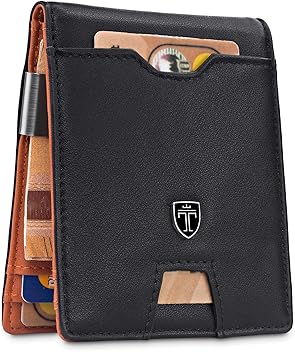 Travando Wallet Mens With Money Clip London Rfid Blocking Slim Wallet Credit Card Holder Travel Wallet Minimalist Mini Wallet Bifold For Men - 