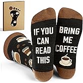 VICRAZY Coffee Gifts - Unique Socks for Women, Ideal Gifts for Birthday, Accessories for Coffee Lovers, Best Christmas and Espresso Gift - Stocking Stuffers For Women, Soft and Warm