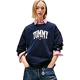 Tommy Jeans womens Medium Weight Pullover Crewneck With Printed Logo