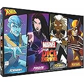 Marvel X-Men Dice Throne Box 1, 4 Hero Box Featuring Wolverine, Iceman, Psylocke & Storm, Competitive Dice Board Game, Stand-