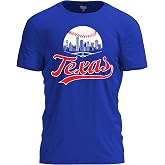 TeeStock Baseball Shirt Fan Cityscape T-Shirt with Urban Skyline Graphic