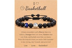 UNGENT THEM Gifts for Teen Boys, Baseball Basketball Soccer Football Bracelet Gifts for Boys, Birthday Graduation Gifts for Boys, Son, Grandson, Brother, Nephew