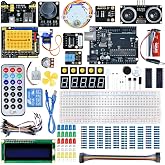 Super Starter Kit for Adults and Schoolchildren Compatible with Arduino IDE, Includes UNO R3 Board and Tutorial Includes Breadboard &amp; Module Kit