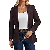 GRACE KARIN Sweater Blazers for Women Business Casual Long Sleeve Open Front Work Office Cardigan Suit Jackets with Pockets
