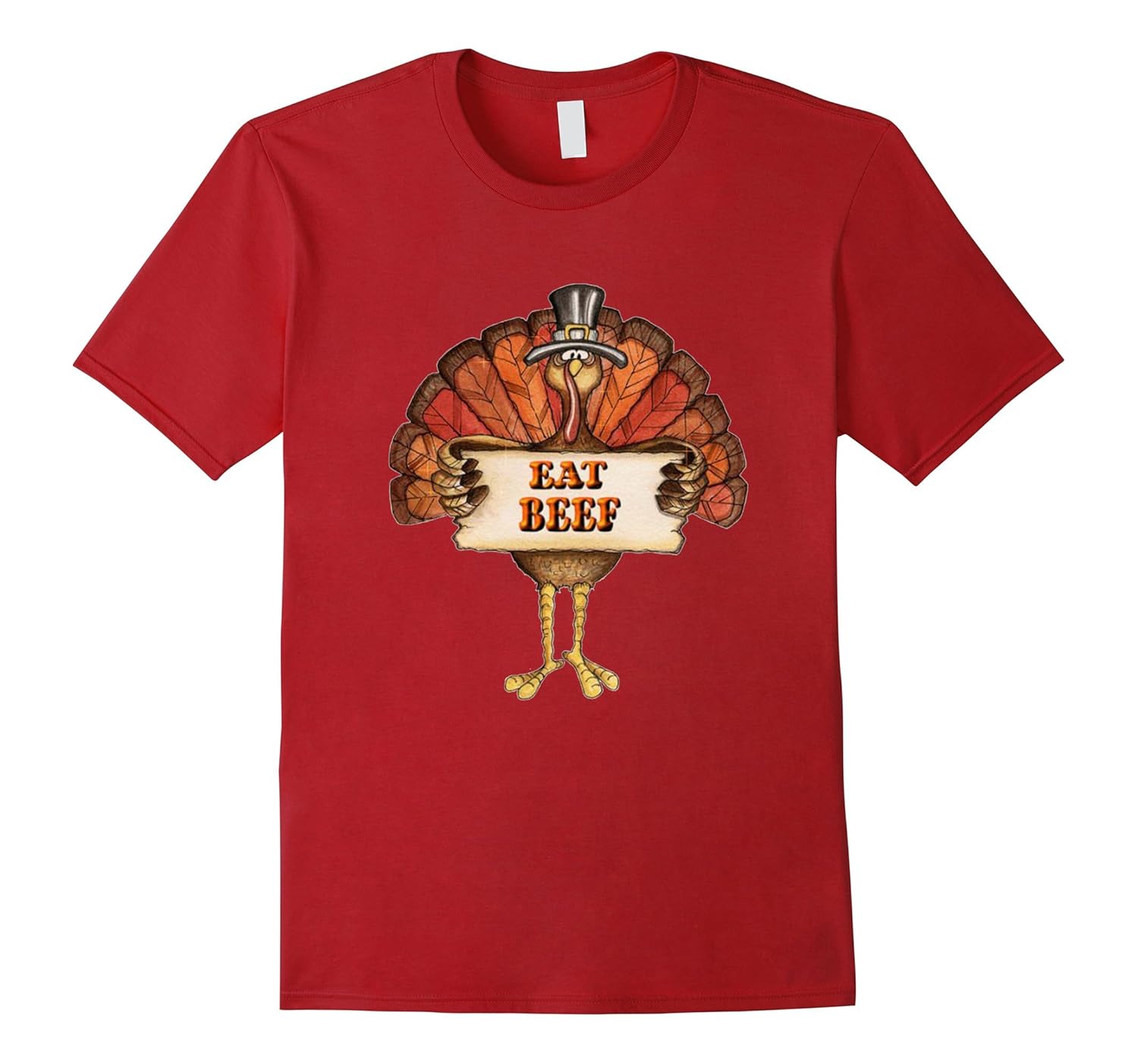 Thanksgiving Turkey Eat Beef T shirt-ANZ