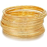 AYWFCBF Gold Bangles for Women, 12 Pcs Boho Stackable Bracelets Multi Layer Textured Chunky Bracelets Jewelry Set for Women