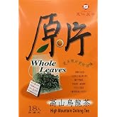 TenRen High Mountain Oolong Tea, Whole Leaves, 18 Tea Bags (Pack of 2)