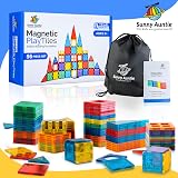 Sunny Auntie Magnetic Tiles 56 PCS Educational Building Set view 9
