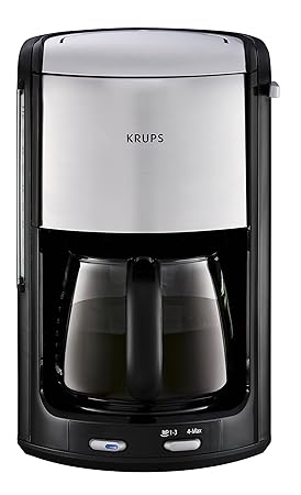 Krups FMD344 Pro Aroma Plus Kaffeeautomat chrom, schwarz