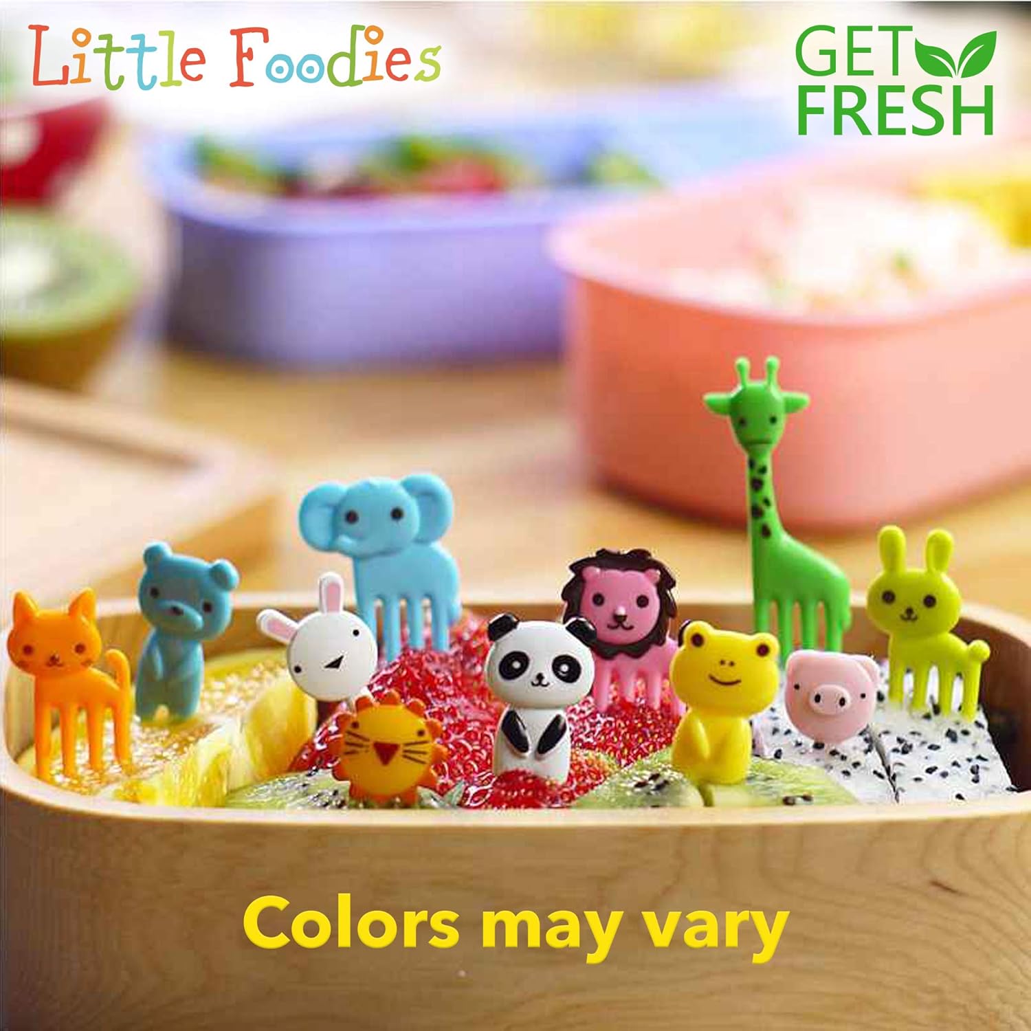 GET FRESH Food Picks for Kids 30 Pieces Animal Bento Deco Set - Image 5