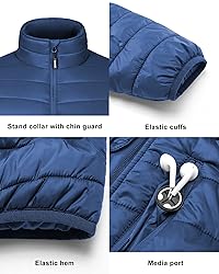 Outdoor Ventures Men's Lightweight Packable Puffer