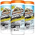Armor All Car Disinfectant Wipes, Car Cleaning Wipes for Cars, Trucks, Motorcycles, 30 Wipes Each, 3 Pack