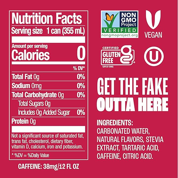 ZEVIA ZERO SUGAR SODA, DR. ZEVIA, 12 OZ CANS (24-PACK) – NATURALLY SWEETENED, ZERO CALORIE SUGAR FREE SODA – NON-GMO PROJECT VERIFIED, GLUTEN-FREE, VEGAN