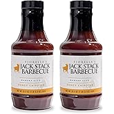 Jack Stack Honey Chipotle Barbecue Sauce - Kansas City BBQ Sauce - Sweet Heat KC BBQ Sauce (2 Pack, 21oz Bottles)