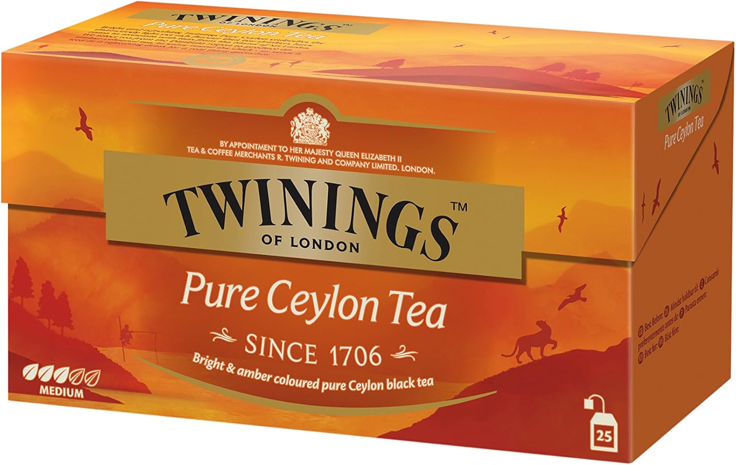 Twinings Of London Té Pure Ceylon - 25 Bolsitas: Amazon.es: Alimentación y bebidas