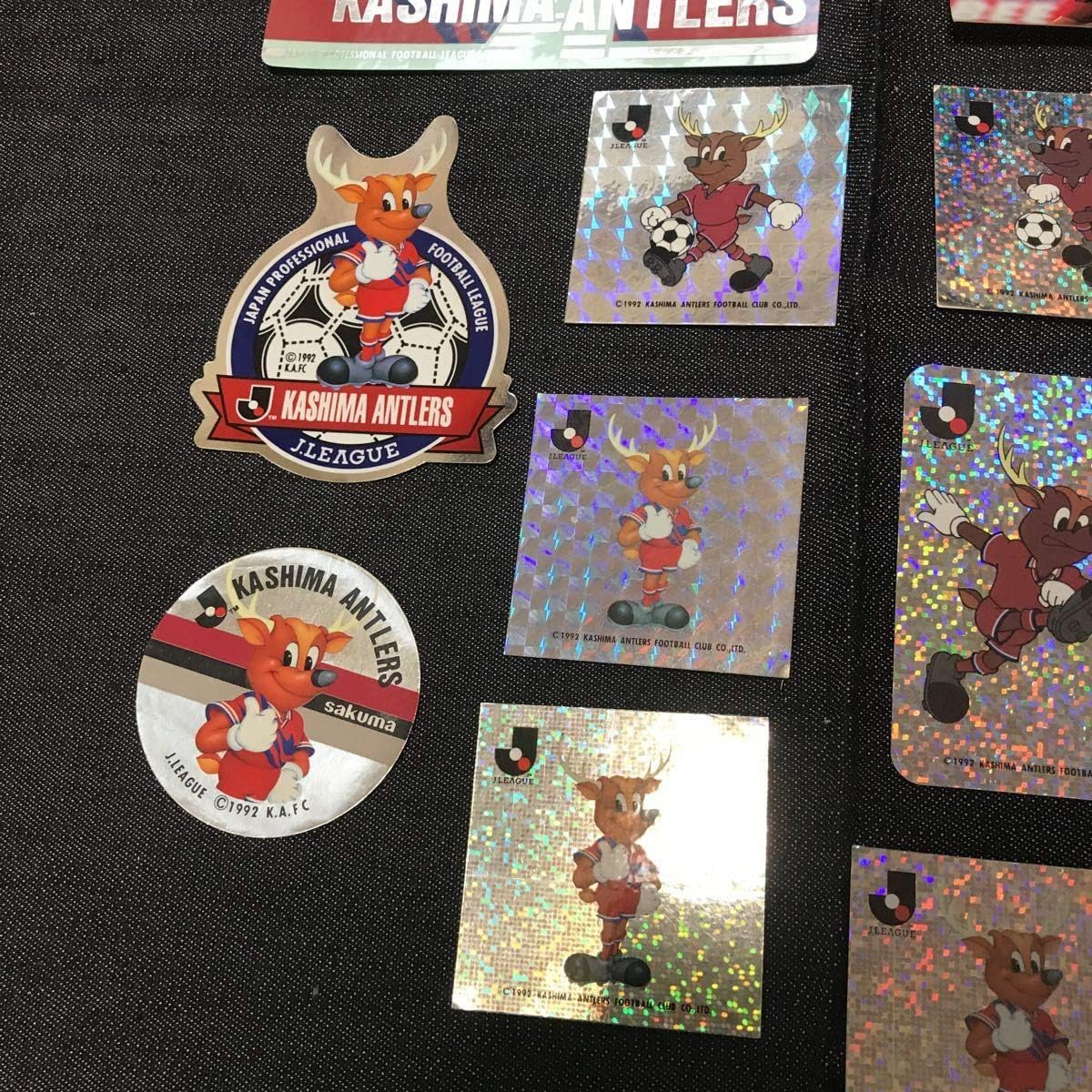 Amazon Co Jp 当時物 Jリーグ 鹿島アントラーズ ステッカーシール24枚セット ホビー