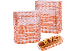 LMTNNB 300Pcs Hot Dog Trays, 6'' Paper Food Trays Eco Friendly, Rectangular White Fluted Hot Dog Tray, Disposable Food Tray for Sandwiches and Hamburgers Hot Dog Cart Accessories