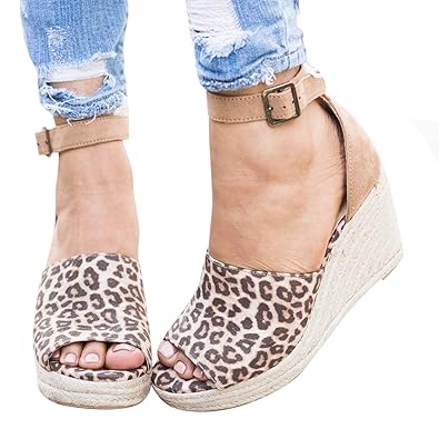 peep toe espadrille wedges with ankle ties
