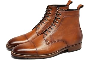 Dockorio Mens Casual Chukka Boots Leather Dress Boots for Men