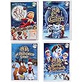 The Elf on the Shelf Animated DVD Movie Complete Pack: Santa's Reindeer Rescue, Santa's St. Bernards Save Christmas, A Fox Cub's Tale, & An Elf's Story