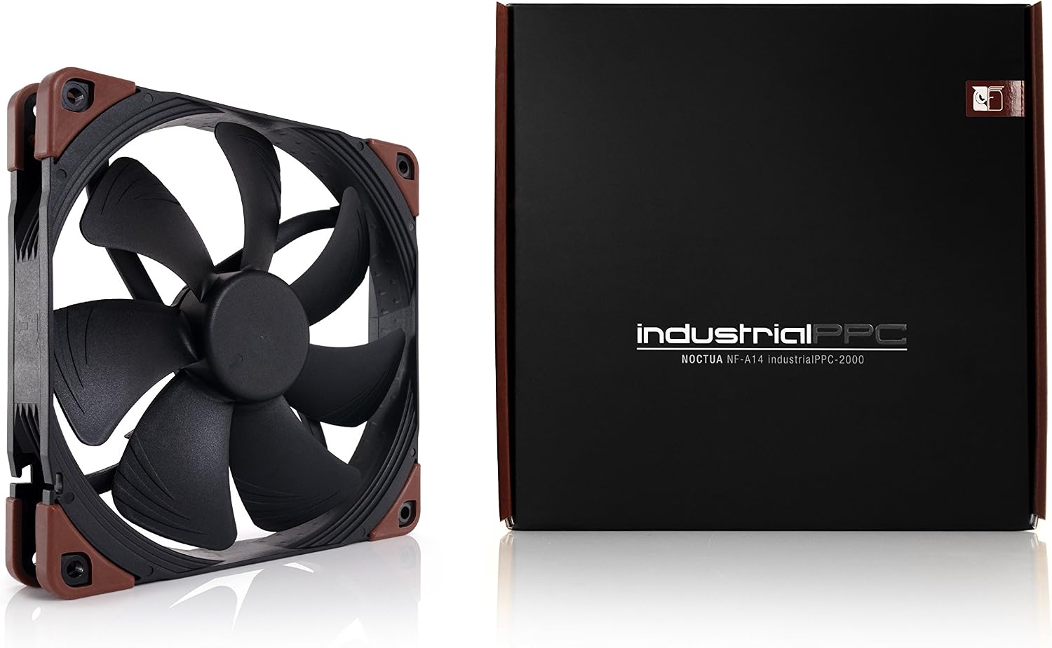 Noctua NF-A14 iPPC-2000, Heavy Duty Cooling Fan, 3-Pin, 2000 RPM (140mm, Black), 140x140x25 mm - Image 4