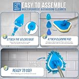 TDBS Telescopic Shower Mop with 5 Refill Pads - Bathroom Cleaner view 7