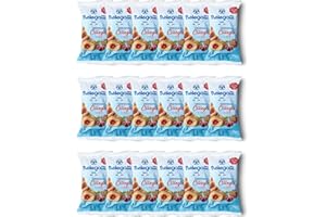 Melegatti Soft Croissant, Cherry Jam Filling, Real Butter, Fresh Mother Yeast, Perfect Pastry or Snack, Non-GMO, Naturally leavened, No Trans Fat, Italian Import (Pack of 18 individually warped)