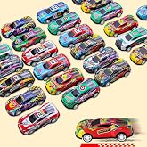 soi-meme 30 Pack Pull Back Cars for Kids,Mini Vehicles Toy Bulk Party Favor Cars Toys,Classroom Treasure Box, Goodie Bag Stuffers, Pinata Fillers for Boys Girls Toddlers Birthday Party