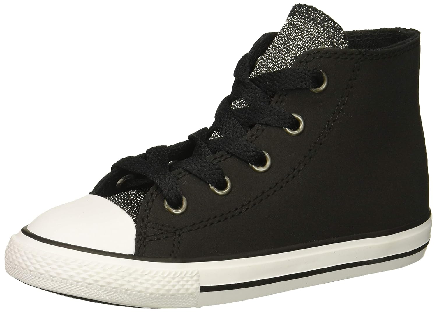 black glitter converse girls