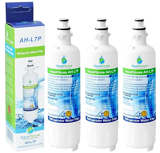 3x AquaHouse AH-L7P filtro de agua compatibles para LG nevera LG ...