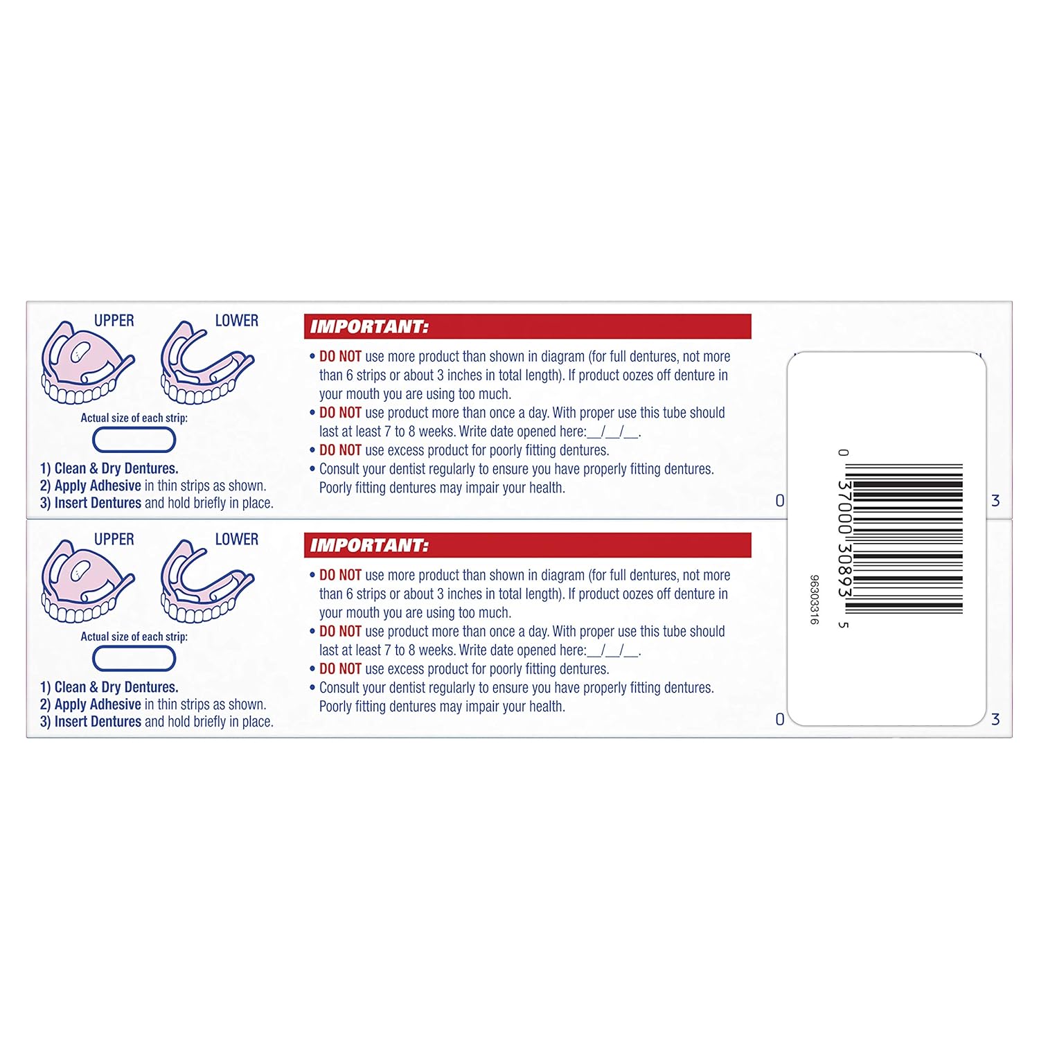 Fixodent Complete Original Denture Adhesive Cream, 2.4 oz TWIN : Beauty