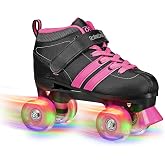 Roller Derby STR Six Women's Lighted Roller Skates | Lighted low top roller skates feature motion-activated 58mm urethane wheels, padded boot, and smooth bearings.