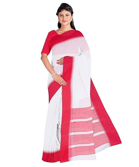 Handwoven Mercerised Cotton Saree