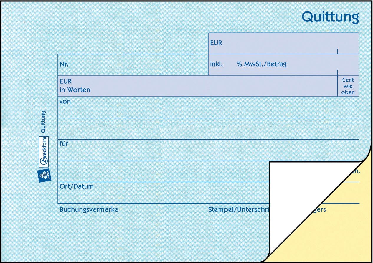 Avery Zweckform 1736-5 A6 Receipt Paper Pad 2x 40 Sheets 5-Pack, 5 piece - Image 3