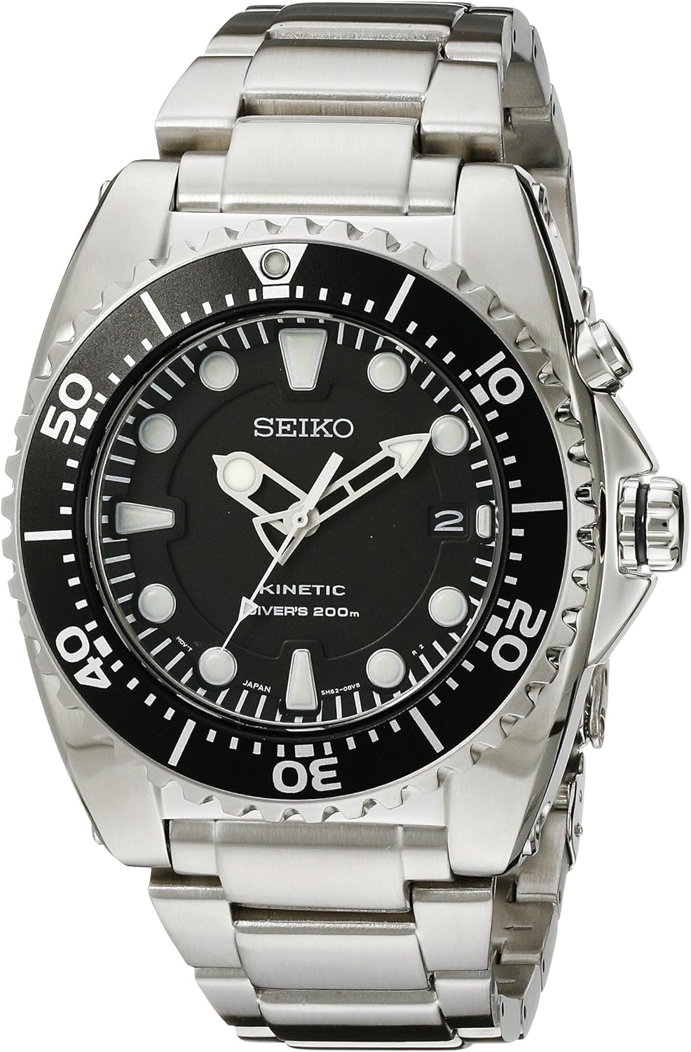 seiko kinetic divers watch 200m