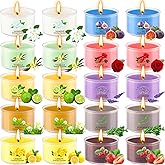Aromatherapy Scented Candles 20 Pack - Small Candle Gift Set for Women with 10 Scents, 1.6oz Long-Lasting Soy Wax Candles for Relaxation, Yoga, Bath, Christmas Birthday Gifts, Home Decor