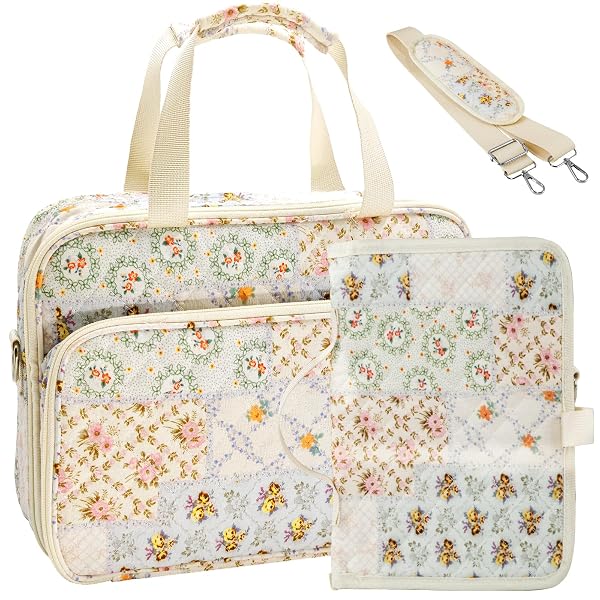 LARGE BIBLE BAG WITH BUILT-IN BIBLE COVER CASE...