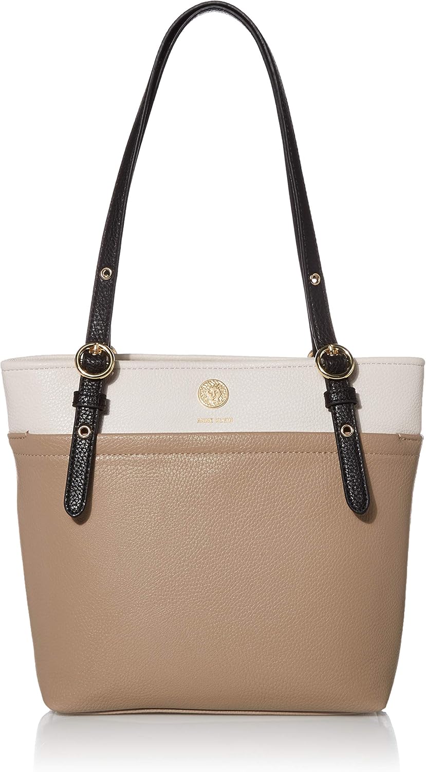 Anne Klein Women's Pocket Tote Bag, Truffle, One Size Amazon.co.uk