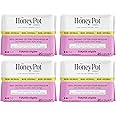 The Honey Pot Company - 80 ct - Sanitary Pads for Women - Non-Herbal Regular Flow w/Wings - Organic Cotton Cover & Ultra-Absorbent Pulp Core - Feminine Care - FSA & HSA Eligible