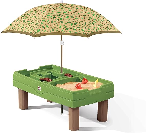 water play table with umbrella